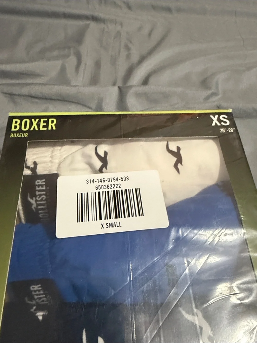 Hollister Men’s Boxer Briefs Pack – White, Blue, Black, Red